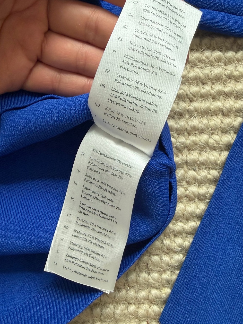 COS Cropped Blue Sweater - Picture 3 of 3